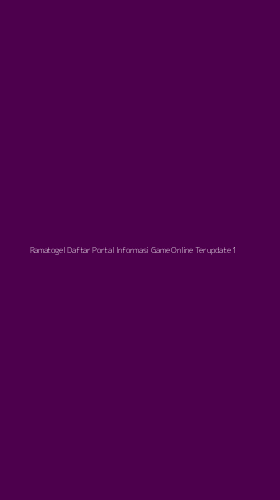 Tampilan Antarmuka Aplikasi Ramatogel Daftar Portal Informasi Game Online Terupdate - 1