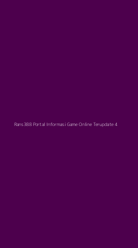 Tampilan Antarmuka Aplikasi Rans388 Portal Informasi Game Online Terupdate - 4