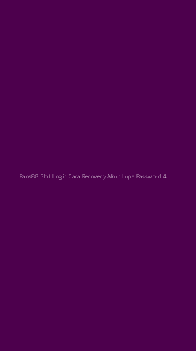 Tampilan Antarmuka Aplikasi Rans88 Slot Login Cara Recovery Akun Lupa Password - 4