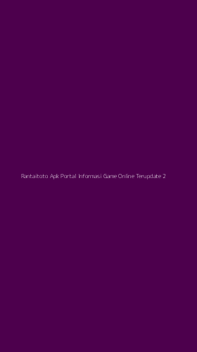 Tampilan Antarmuka Aplikasi Rantaitoto Apk Portal Informasi Game Online Terupdate - 2