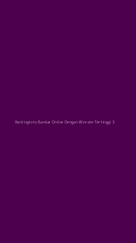Tampilan Antarmuka Aplikasi Rantingtoto Bandar Online Dengan Winrate Tertinggi - 3