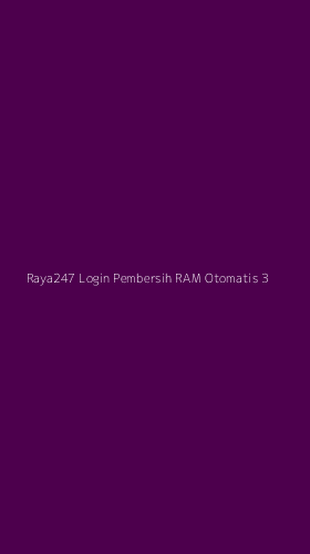 Tampilan Antarmuka Aplikasi Raya247 Login Pembersih Ram Otomatis - 3