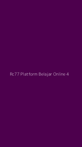Tampilan Antarmuka Aplikasi Rc77 Platform Belajar Online - 4