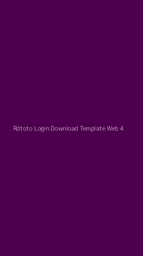 Tampilan Antarmuka Aplikasi Rdtoto Login Download Template Web - 4