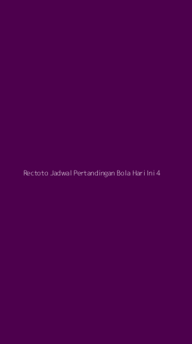 Tampilan Antarmuka Aplikasi Rectoto Jadwal Pertandingan Bola Hari Ini - 4