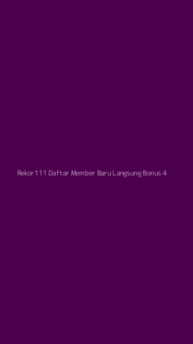 Tampilan Antarmuka Aplikasi Rekor111 Daftar Member Baru Langsung Bonus - 4