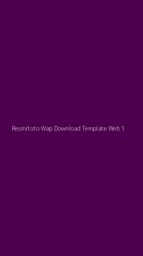 Tampilan Antarmuka Aplikasi Resmitoto Wap Download Template Web - 1