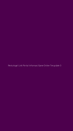 Tampilan Antarmuka Aplikasi Restutogel Link Portal Informasi Game Online Terupdate - 3