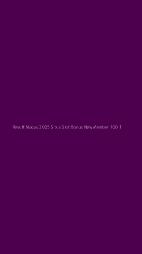Tampilan Antarmuka Aplikasi Result Macau 2025 Situs Slot Bonus New Member 100 - 1