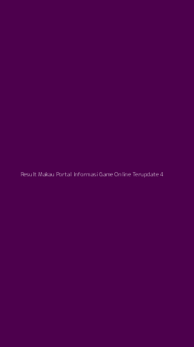 Tampilan Antarmuka Aplikasi Result Makau Portal Informasi Game Online Terupdate - 4