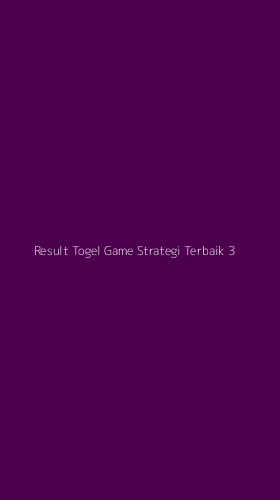 Tampilan Antarmuka Aplikasi Result Togel Game Strategi Terbaik - 3