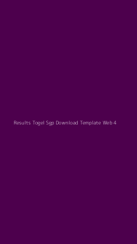 Tampilan Antarmuka Aplikasi Results Togel Sgp Download Template Web - 4