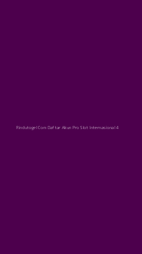 Tampilan Antarmuka Aplikasi Rindutogel Com Daftar Akun Pro Slot Internasional - 4