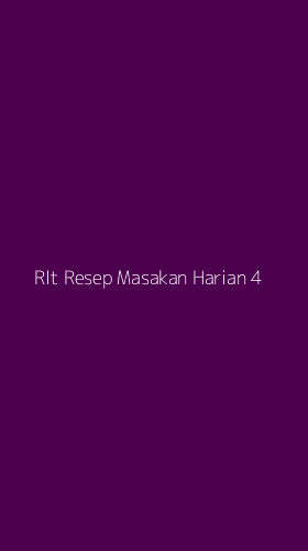 Tampilan Antarmuka Aplikasi Rlt Resep Masakan Harian - 4