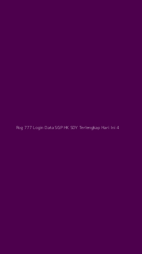 Tampilan Antarmuka Aplikasi Rog 777 Login Data Sgp Hk Sdy Terlengkap Hari Ini - 4