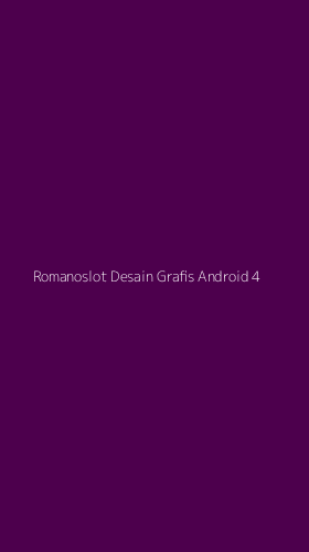 Tampilan Antarmuka Aplikasi Romanoslot Desain Grafis Android - 4