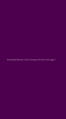 Tampilan Antarmuka Aplikasi Ronaldo4d Bandar Online Dengan Winrate Tertinggi - 1