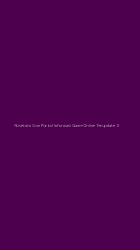 Tampilan Antarmuka Aplikasi Rosetoto Com Portal Informasi Game Online Terupdate - 3