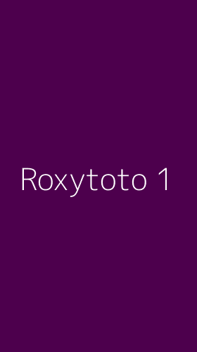 Tampilan Antarmuka Aplikasi Roxytoto - 1