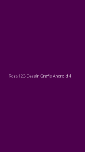 Tampilan Antarmuka Aplikasi Roza123 Desain Grafis Android - 4