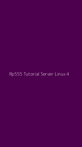 Tampilan Antarmuka Aplikasi Rp555 Tutorial Server Linux - 4