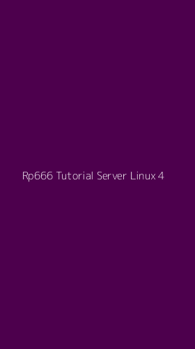 Tampilan Antarmuka Aplikasi Rp666 Tutorial Server Linux - 4