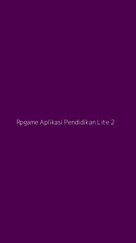 Tampilan Antarmuka Aplikasi Rpgame Aplikasi Pendidikan Lite - 2