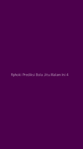 Tampilan Antarmuka Aplikasi Rphoki Prediksi Bola Jitu Malam Ini - 4