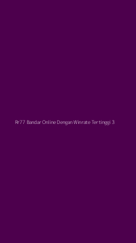Tampilan Antarmuka Aplikasi Rr77 Bandar Online Dengan Winrate Tertinggi - 3
