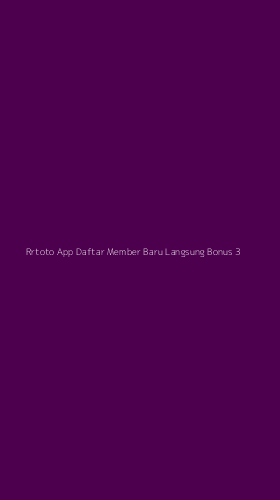 Tampilan Antarmuka Aplikasi Rrtoto App Daftar Member Baru Langsung Bonus - 3