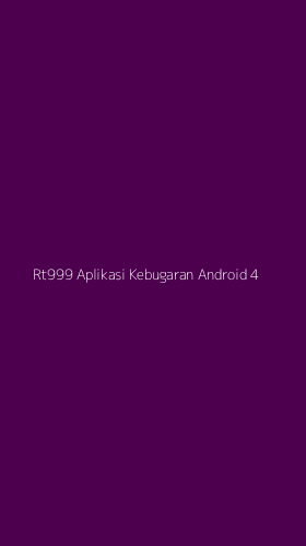 Tampilan Antarmuka Aplikasi Rt999 Aplikasi Kebugaran Android - 4