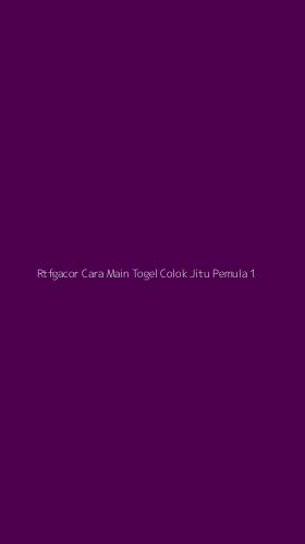 Tampilan Antarmuka Aplikasi Rtfgacor Cara Main Togel Colok Jitu Pemula - 1