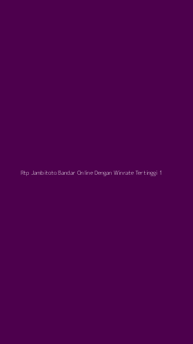 Tampilan Antarmuka Aplikasi Rtp Jambitoto Bandar Online Dengan Winrate Tertinggi - 1