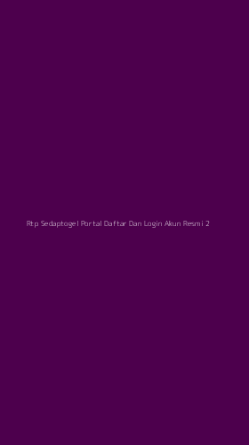 Tampilan Antarmuka Aplikasi Rtp Sedaptogel Portal Daftar Dan Login Akun Resmi - 2