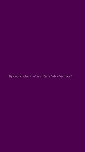Tampilan Antarmuka Aplikasi Rtpadminagus Portal Informasi Game Online Terupdate - 4