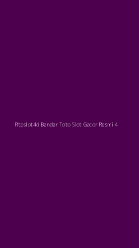 Tampilan Antarmuka Aplikasi Rtpslot4d Bandar Toto Slot Gacor Resmi - 4