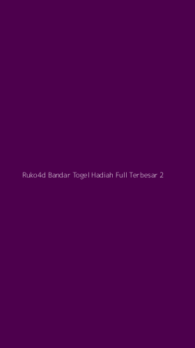 Tampilan Antarmuka Aplikasi Ruko4d Bandar Togel Hadiah Full Terbesar - 2