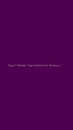 Tampilan Antarmuka Aplikasi Rusa77 Bandar Togel Hadiah Full Terbesar - 1