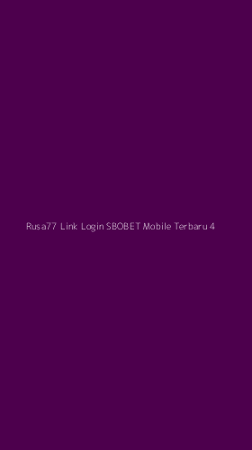 Tampilan Antarmuka Aplikasi Rusa77 Link Login Sbobet Mobile Terbaru - 4