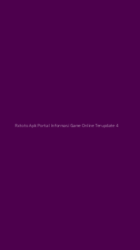 Tampilan Antarmuka Aplikasi Rxtoto Apk Portal Informasi Game Online Terupdate - 4