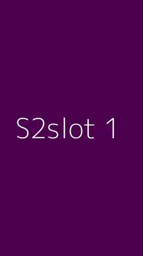 Tampilan Antarmuka Aplikasi S2slot - 1