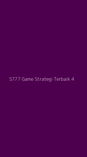 Tampilan Antarmuka Aplikasi S777 Game Strategi Terbaik - 4