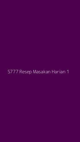 Tampilan Antarmuka Aplikasi S777 Resep Masakan Harian - 1