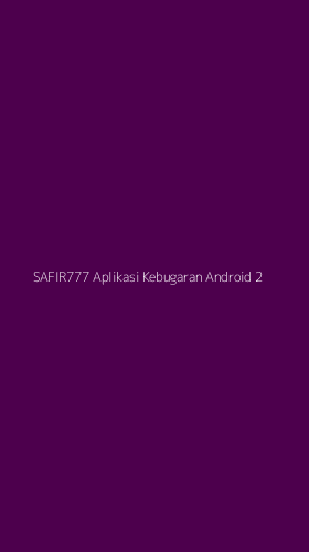 Tampilan Antarmuka Aplikasi Safir777 Aplikasi Kebugaran Android - 2