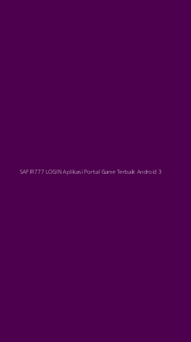 Tampilan Antarmuka Aplikasi Safir777 Login Aplikasi Portal Game Terbaik Android - 3