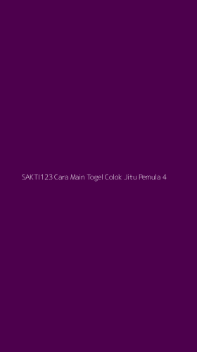 Tampilan Antarmuka Aplikasi Sakti123 Cara Main Togel Colok Jitu Pemula - 4