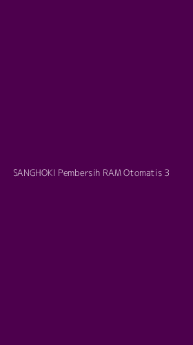 Tampilan Antarmuka Aplikasi Sanghoki Pembersih Ram Otomatis - 3