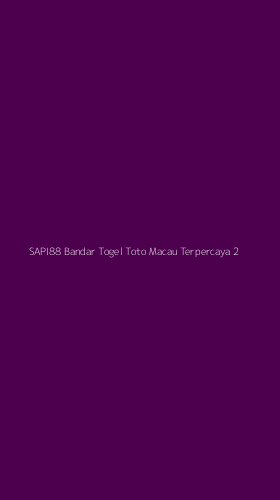 Tampilan Antarmuka Aplikasi Sapi88 Bandar Togel Toto Macau Terpercaya - 2