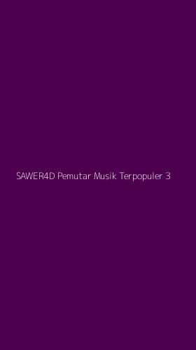 Tampilan Antarmuka Aplikasi Sawer4d Pemutar Musik Terpopuler - 3