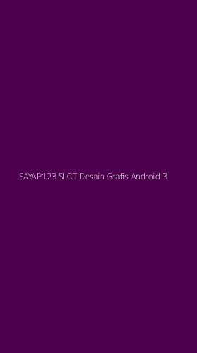 Tampilan Antarmuka Aplikasi Sayap123 Slot Desain Grafis Android - 3